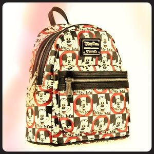 Disney parks loungefly backpack purse mickey mouse